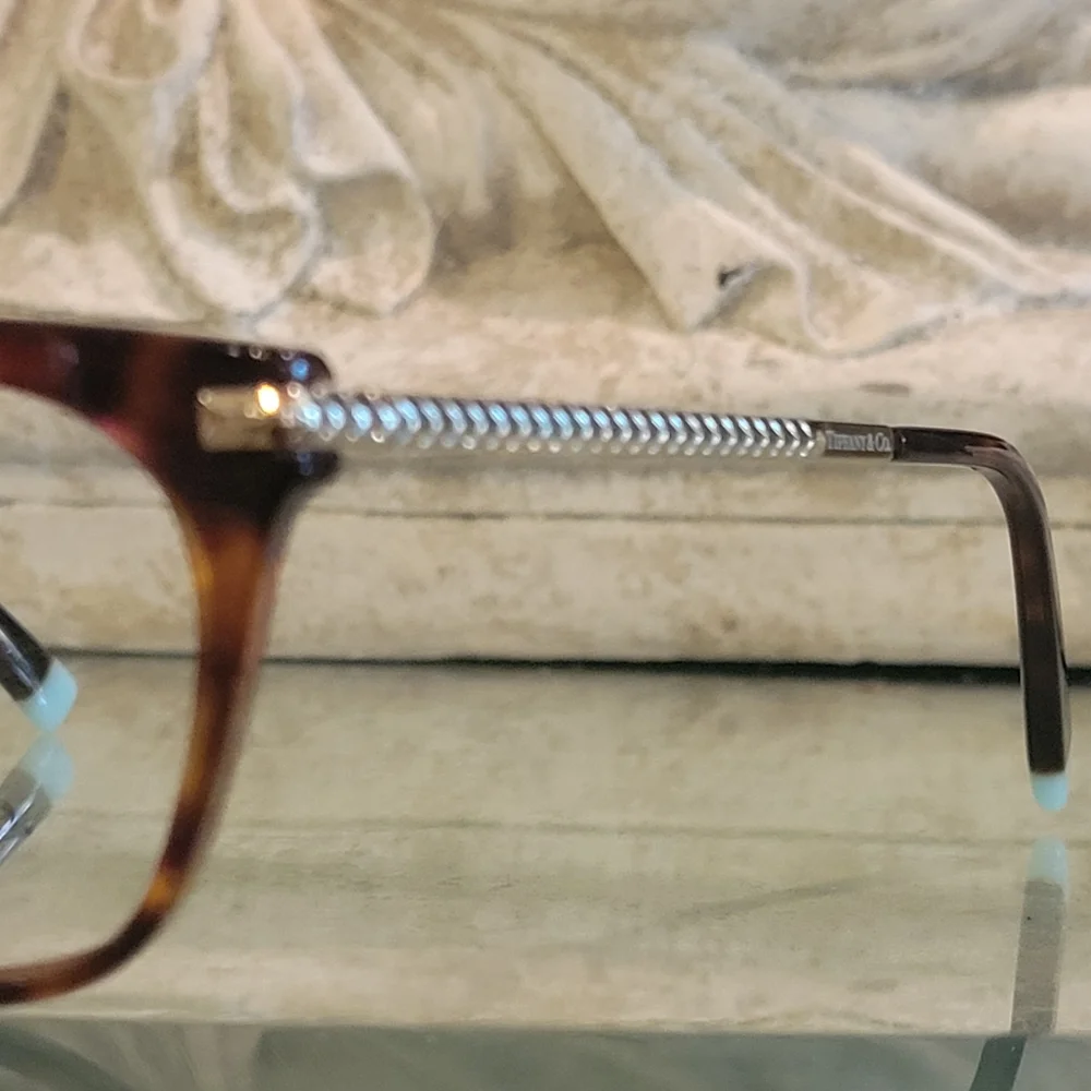 Tiffany & Co. TF2194 Havanah Eye Glass Frames Square Metal Luxury Designer #96